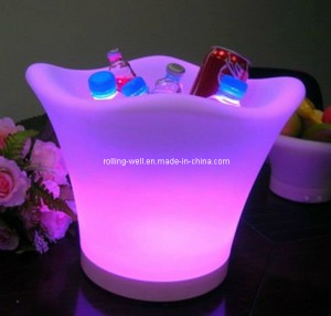 Waterproof Illuminated RGB Color Changing Lighting up LED Ice Bucket