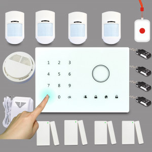 Wireless Home GSM Burglar Intruder Alarm System with Remote Control