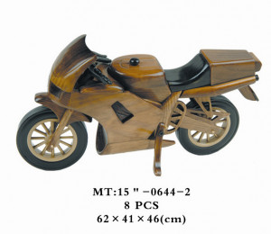 Wooden Toy Motorcycle Model for Adults and Kids