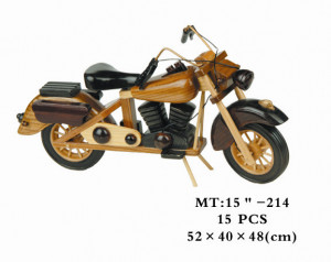 Wooden Toy Motorcycle Model for Adults and Kids