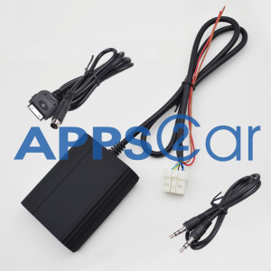 for iPhone iPod Aux Nissan Infiniti Adapter Radio Almera Patrol Primera Terrano (IPD2-NI03)