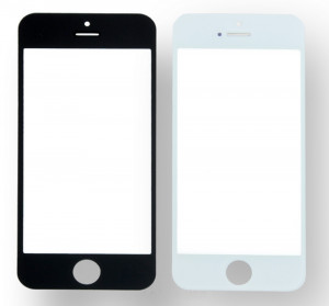 for iPhone5 Glass Lens Touch Screen White and Black