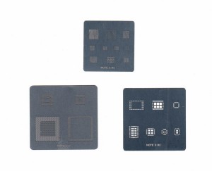 3pcs Samsung Note3 BGA Stencil Templates Heat Directly