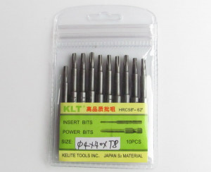 10pcs Star Screwdriver Bit T8