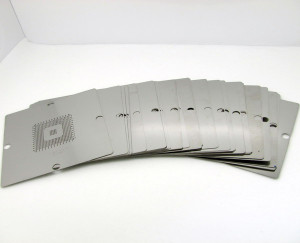 102PCS BGA Reballing Stencil Templates 80x80mm For Laptop