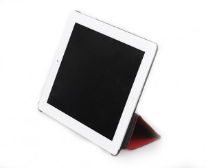 iSlim iPad 2 leather case. Red