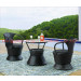 Metal Steel Iron Rattan Outdoor Garden Furniture (JJ-S483)