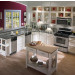 (#2012-45) Antique White Solid Wood Kitchen Cabinet