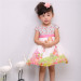 100% Cotton Printed Flower Girl Dress of 1 Year Old