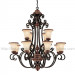 12 Light Antique Crystal Chandelier (CH-850-5022X12B)