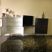 18mm MDF Door High Gloss Kitchen Cabinet (ZHK-024)