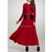 2014 New Fashion Slim Elegant Flax Long Abaya Woman Simple Dress