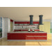 2014 Red Kitchen Cabinet Units