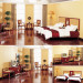 2014 Solid Wood Design Modern Popular Customize Hotel Bedroom Furniture