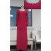 2014 Yyh Women Fashion Red Maxi Muslim Dress