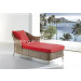 2015 New Wicker Outdoor Day Bed Sun Lounge Chaise Lounge with Comfortable Back