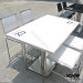 4 Seaters Solid Surface Dining Tables and Chairs