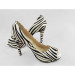 5 Inch High Heel Peep Toe Women Sandals Zebra Printed Sandals (Hcy02-149)