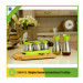 5PCS Cruet Set Stainless Steel & Glass Oil&Vinegar Bottle Salt&Pepper Spice Set Y95156