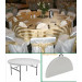 6 Foot Plastic Round Folding Banquet Table