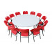 6 Foot Round Banquet Table Folding Chair (SY-183ZY)