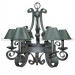 6 Light Aged Steel Chandelier CH-850-5065x6