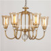 6 Lights Glass Shade Pendant Lamp (SL2214-6)