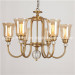 6 Lights Glass Shade Pendant Lamp (SL2214-6)