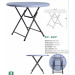 60mm Round Used Plastic Folding Tables/Bar Table/Dining Table (SY-60Y)