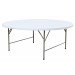 6ft Plastic Meeting Dining Round Folding Table