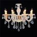 8 Light Imitation Jade Craft Arm Crystal Candle Chandelier