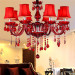 8 Lights Candle Chandelier Cheap Red Crystal Chandeliers