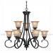 9 Light Archaized Chandelier (CH-850-5029X9)