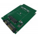 AD963FA5 SATA III to mSATA SSD Converter with Latch