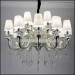 Aluminium Die-Casting Chrome Large Pendant Chandelier (S8827-12+6)