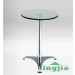 Aluminium Glass Dining Patio Leisure Metal Garden Table (JT-65)