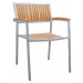 Aluminium Leisure Dining Garden Wood Outdoor Furniture (JJ-AW09)