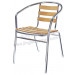 Aluminium Solid Wood Outdoor Garden Patio Hotel Dining Furniture (JJ-AW04)