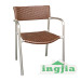 Aluminium Wicker Leisure Patio Dining Outdoor Rattan Chair (JC-33)