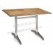 Aluminum Long Outdoor Wood Garden Leisure Dining Dinner Table (JJ-TS12)