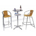 Aluminum Metal Restaurant Outdoor Rattan Wicker Hotel Bar Chair (JJ-AR04)