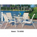 Aluminum Outdoor Leisure Garden Modern Dining Table Chair for Patio