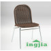 Aluminum Wicker Garden Metal Dining Hotel Rattan Chair (JC-30)