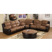 American Style Fabric Corner Sofa Set Recliner Sofa (E8016)