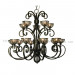 Antique Chandelier with Glass Shade (CH-850-5506X(10+5))