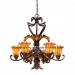 Archaized Chandelier with 6 Arms CH-850-5026x6