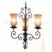 Archaized Glass Chandelier CH-850-5051x3