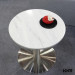 Artificial Marble Stone Dining Room Round Coffee Table