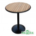 Ash Wood Aluminium Restaurant Hotel Dining Table (JT-83)