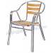 Ash Wood Aluminum Outdoor Garden Dining Leisure Chair (JJ-AW02)